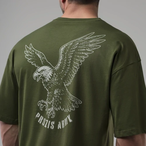 Army Eagle Unit Φαρδύ T-Shirt  (5)