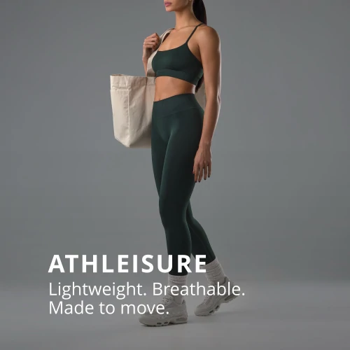 Athleisure Sport-BH - Dunkelgrün (2)