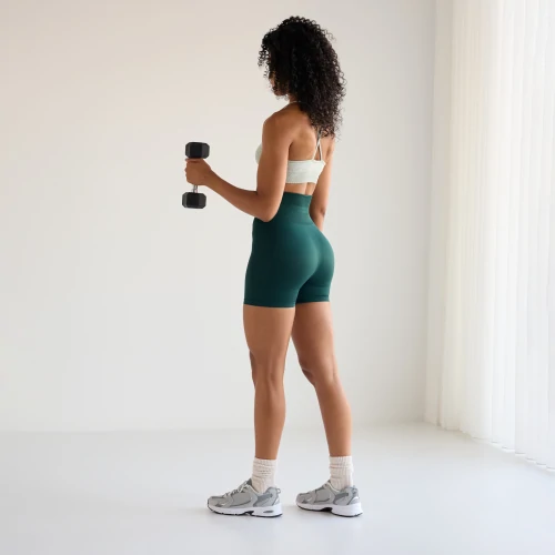 Contour Σορτς Μέτριου Μήκους με Ψηλή Μέση (4)