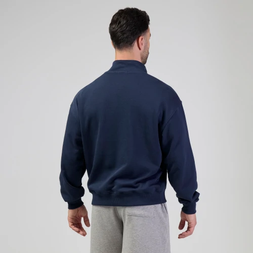 Athleisure P Ανδρικό Φούτερ με Μισό Φερμουάρ (3)