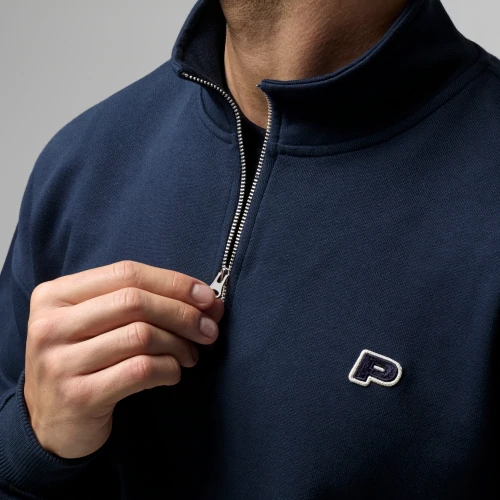 Athleisure P Ανδρικό Φούτερ με Μισό Φερμουάρ (5)