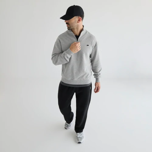 Athleisure P Ανδρικό Φούτερ με Μισό Φερμουάρ (4)