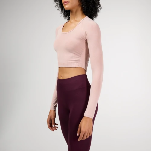 Crop Top à Manches Longues Wellness Retreat (2)