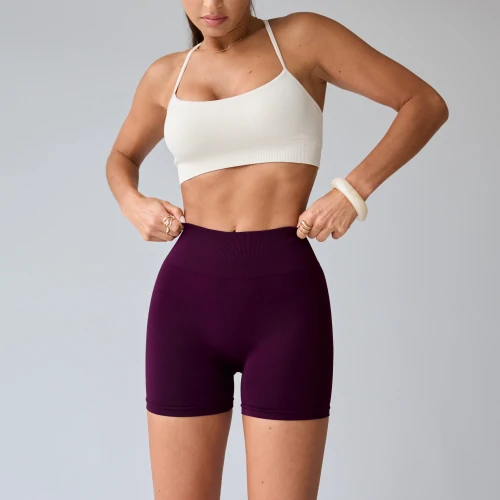 Athleisure Shorts mit mittelhohem Bund (4)