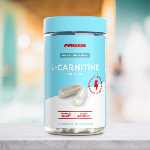 l carnitina tabletas L-Carnitina De 600 mg con 60 cápsulas