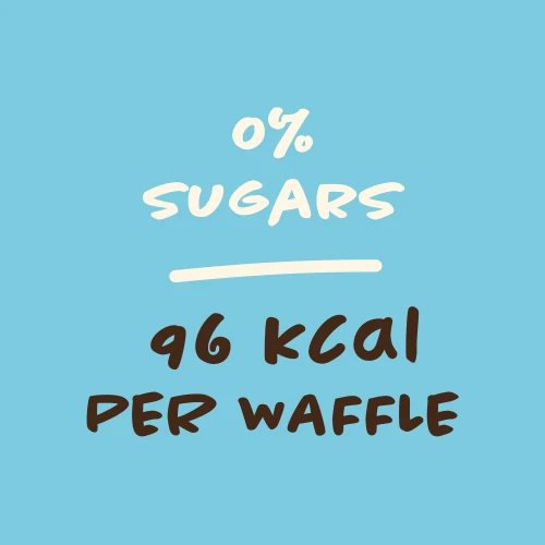 Sugars-Free Waffles (6 units) - Vanilla Flavored (6)