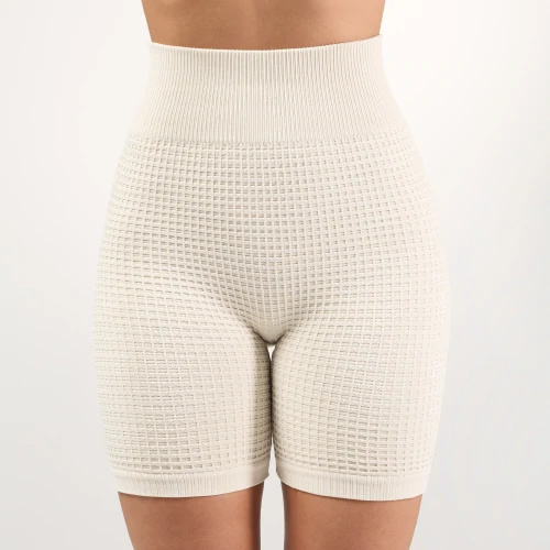 Wonderful Waffle High-Waist Shorts (3)