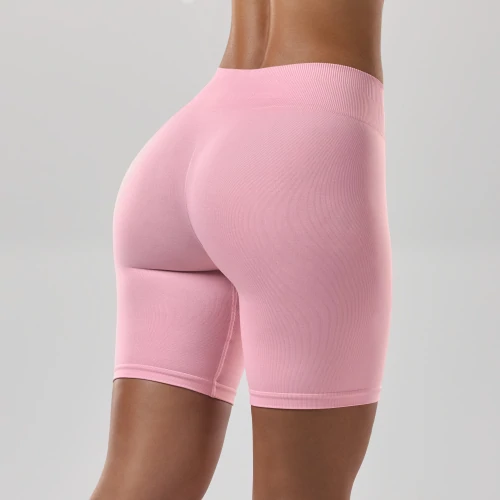 Athleisure Mid-Waist Cycling Shorts  (3)