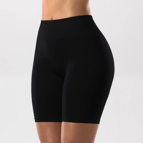 Athleisure Mid-Waist Cycling Shorts (2)