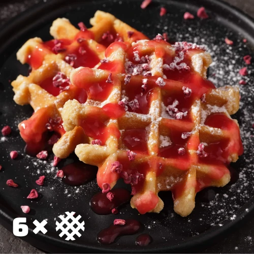 Protein-Waffeln (6 Stück) - Original (10)