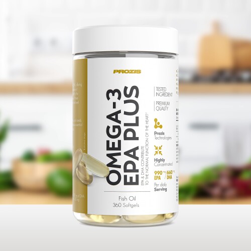 Omega 3 EPA Plus 360 Softgels Prozis