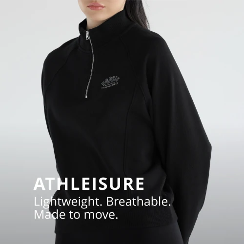 Athleisure Half-Zip Sweatshirt  (2)