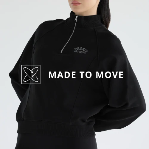 Athleisure Half-Zip Sweatshirt  (5)