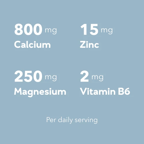 Calcium, Zinc & Magnesium 90 tablets (6)