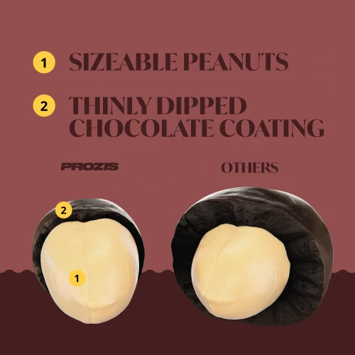 Lean Premium Dipped Peanuts - Dunkle Schokolade 100 g (7)