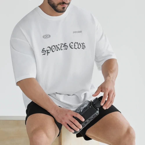 Sports Club Oversized T-Shirt  (2)