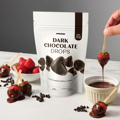 Chocolate Drops - Zero Added Sugars - Cioccolato Fondente 150 g (5)