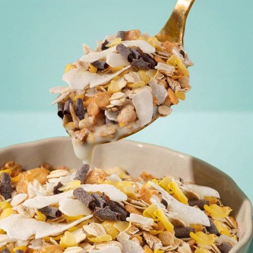 Protein Muesli 400 g Schokolade und Kokosnuss (2)
