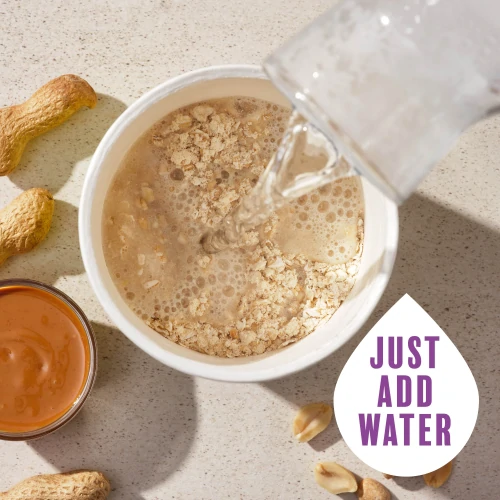 Porridge avec Whey Oats-on-the-go 60 g Beurre de Cacahouète x 4 (8)