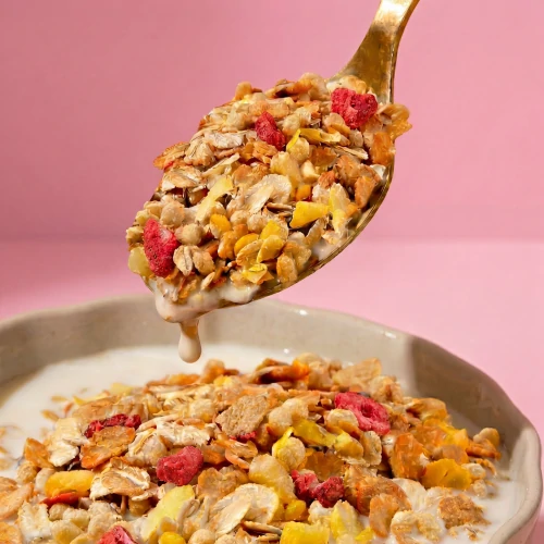 Protein Muesli 400 g Fraise-Chocolat Blanc (2)