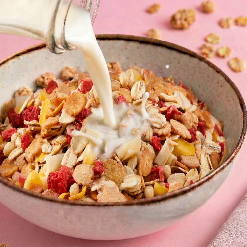 Protein Muesli 400 g Fraise-Chocolat Blanc (10)