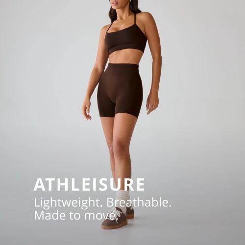 Pantaloncini a Vita Media Athleisure (5)