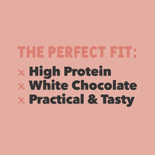 Protein-Puffies - Weißer Schokoladenüberzug 150 g (4)