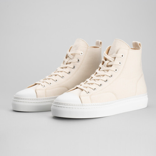 hightop sneaker beige
