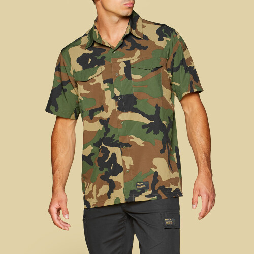 Army Jungle Stretch Shirt - Camo Green ...