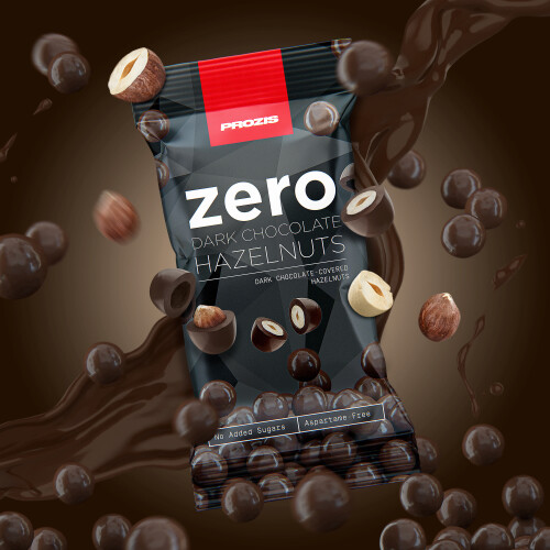 Nocciole al Cioccolato Fondente Zero 40g Barrette e Snack On The Go
