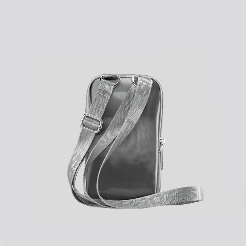 black bolsa with silver