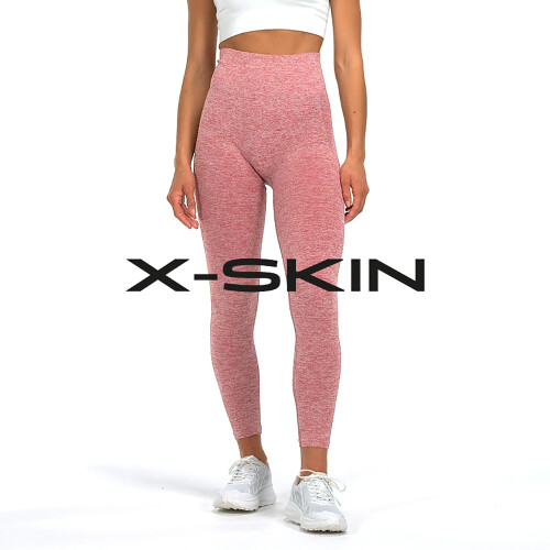 Leggings a vita alta X-Skin Contour - Red Melange - Abbigliamento | Prozis
