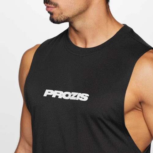 Camiseta sin mangas Script Men Black Ropa Prozis