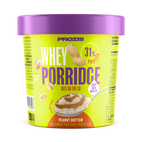 Papas de Aveia com Whey Oats-on-the-go 60 g Manteiga de Amendoim