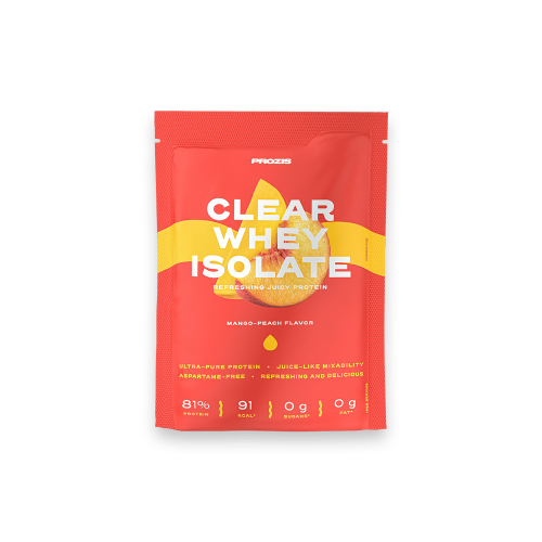 Σακουλάκι Clear Whey Isolate 25 g Μάνγκο-Ροδάκινο