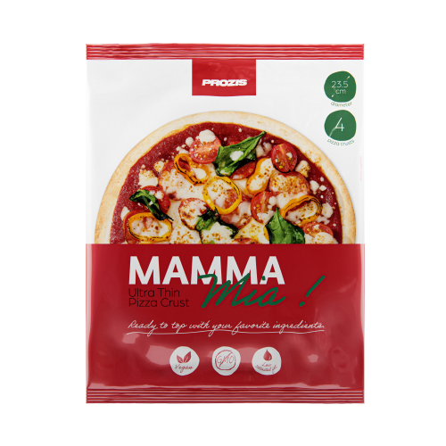 4 x Super dünne Pizzaböden