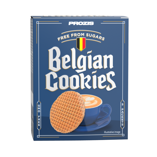 Galletas belgas sin azúcar (5 paquetes de 3)