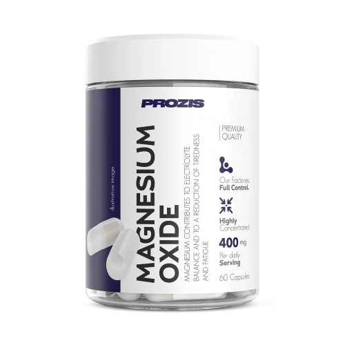 Óxido de Magnésio 400 mg · 60 cápsulas