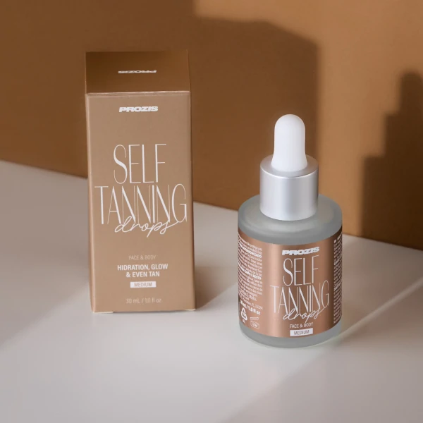 Body & Face Self-Tanning Drops - Medium 30 mL