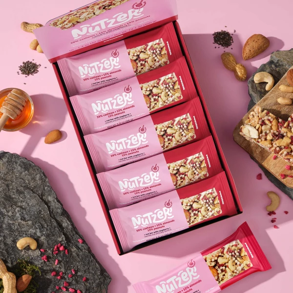 Nutzer Bar 10 ct Cashew & Raspberry