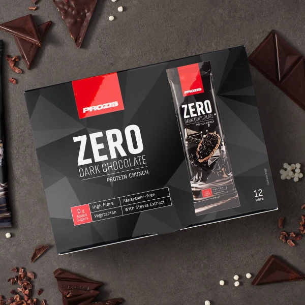 Zero Dark Chocolate - Protein Crunch - 12 bars
