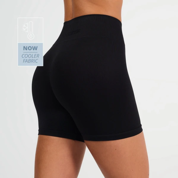 Athleisure Shorts mit mittelhohem Bund