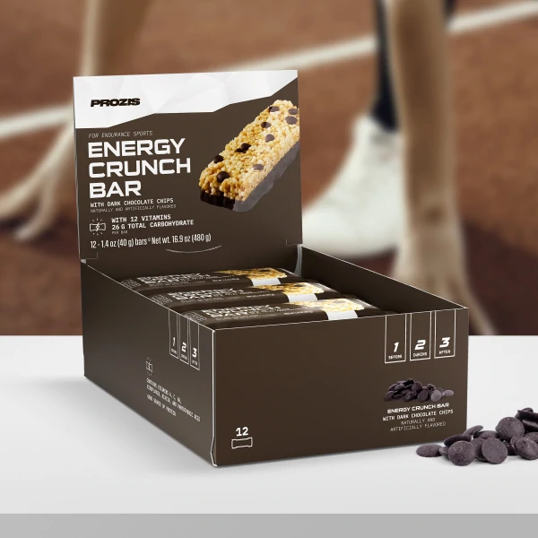 Energy Crunch Bar 12 ct Dark Chocolate Chips