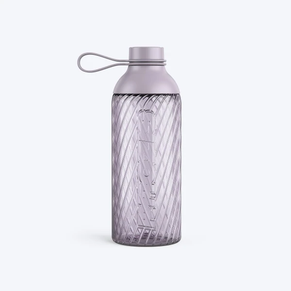 Spiral Shaker Bottle - Soft Lilac