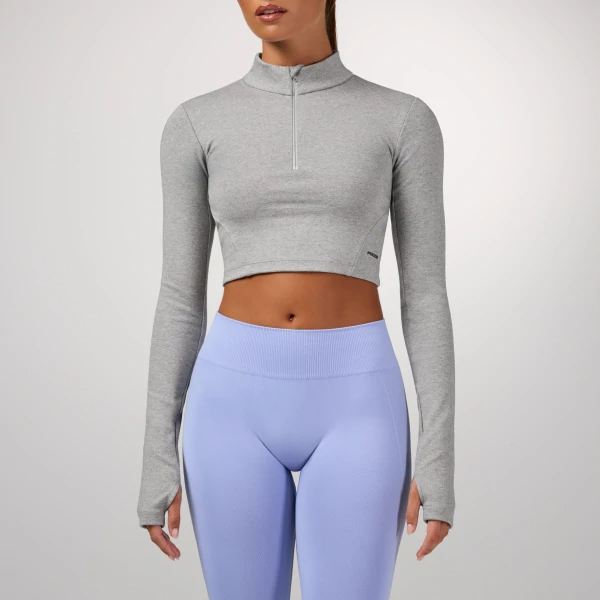 Elite Langarm-Crop Top
