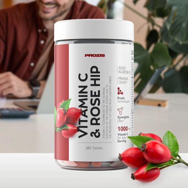 Vitamin C 1000 mg + Rose Hip 240 tabs