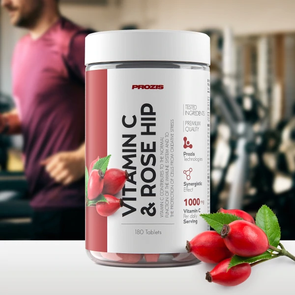 Vitamin C 500mg + Rose Hip 180 tabs
