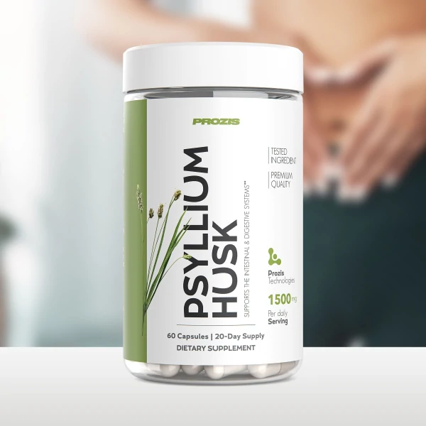 Psyllium Husk 1500 mg 60 veg capsules