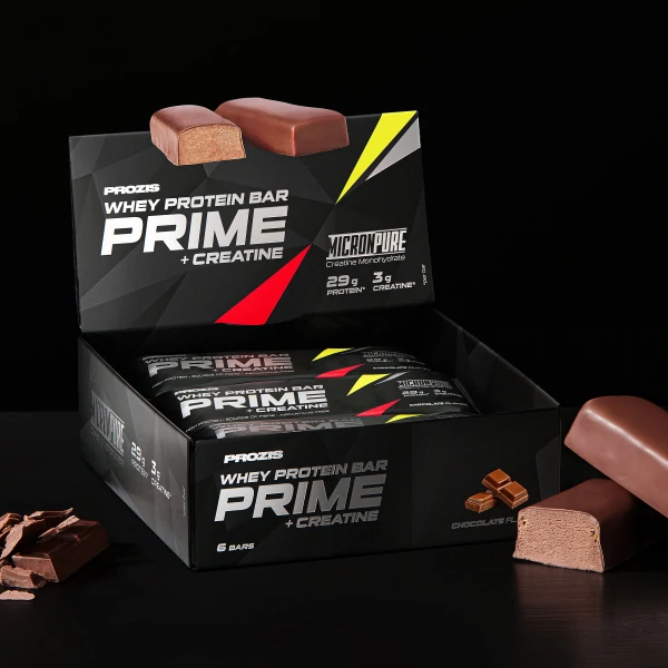 Whey Prime Protein Bar + Creatine Chocolate x 6