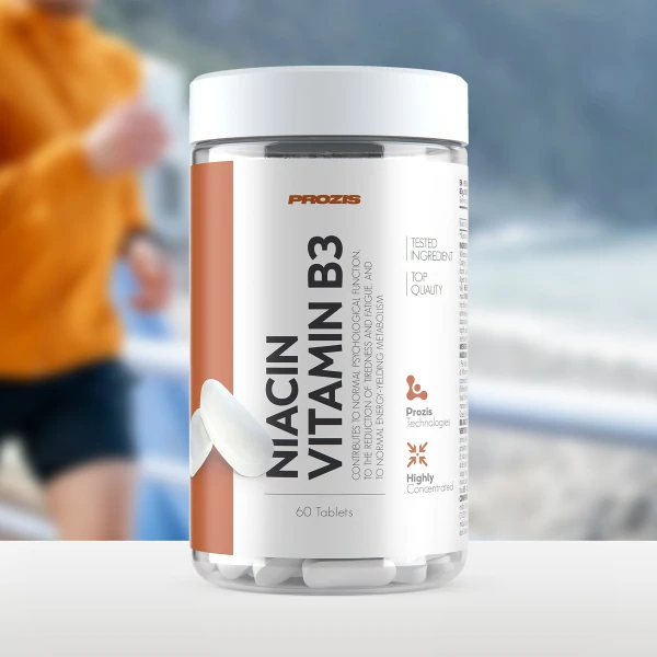 Niacine Vitamine B3 500 mg 60 comprimés